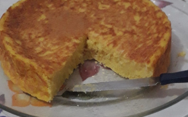 Pamonha salgada de forno