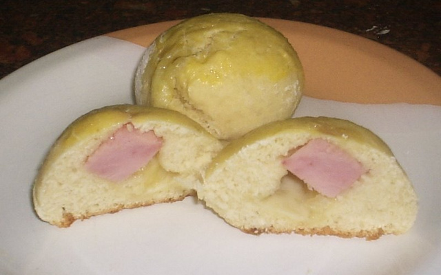 Pão de minuto recheado