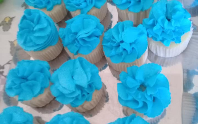 Cupcake tradicional de microondas
