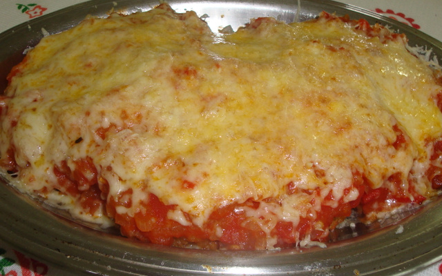 Empanados recheados à parmegiana