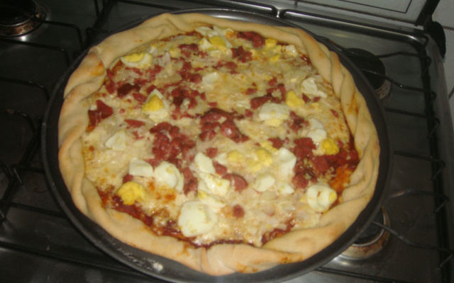 Massa de pizza artesanal