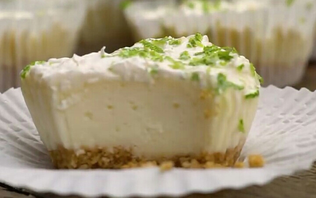 Tortinha cupcake de limão (não vai ao forno)