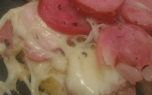 Torta -Pizza rápida de sardinha