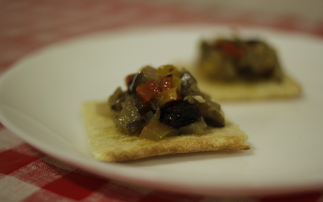 Antepasto de berinjela especial