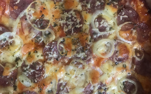 Pizza low carb couve-flor Saraiva