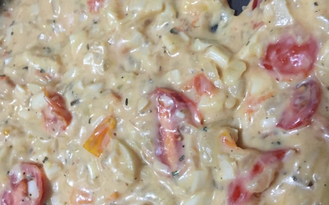 Recheio de palmito para pastelzinho ou risoles