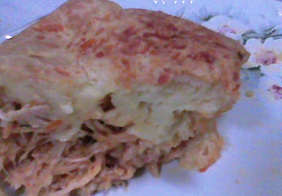 Bolo de frango delicioso