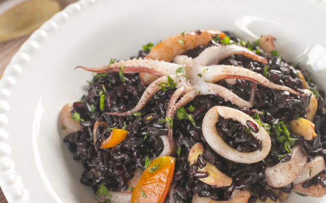 Nero al mare (arroz negro com frutos do mar)