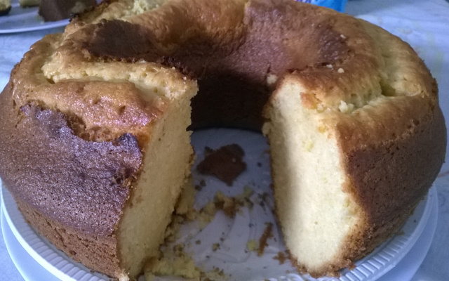 Bolo de fubá superfofo