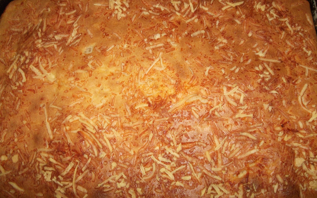 Torta de frango, presunto e mussarela