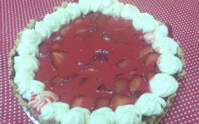 Torta de morango diet