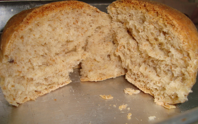 Pão de gérmen e farelo de trigo
