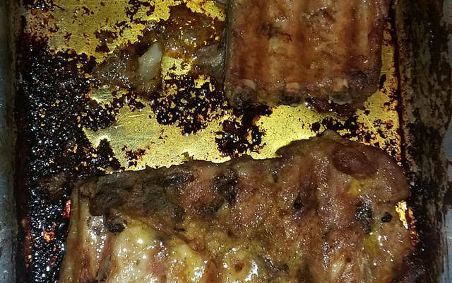 Costelinha de porco assada