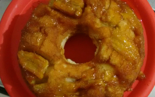 Bolo de banana simples