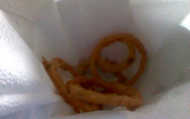 Anéis de cebola temperados