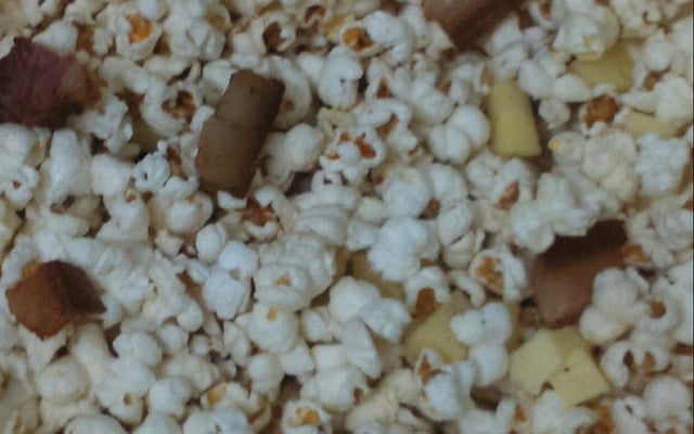 Pipoca de bacon (muito boa)