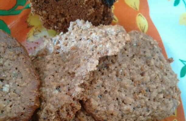 Biscoito integral de aveia