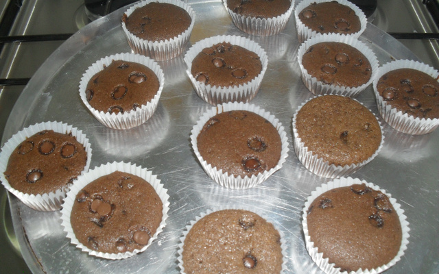 Muffins de chocolate