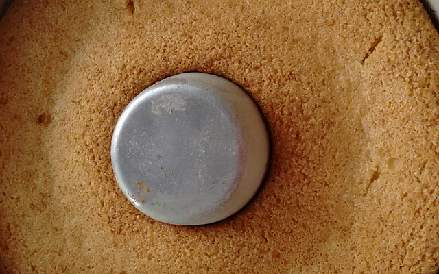 Bolo de farinha de milho amarela da Iara