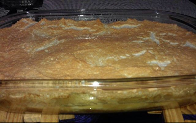 Banana com creme e suspiro