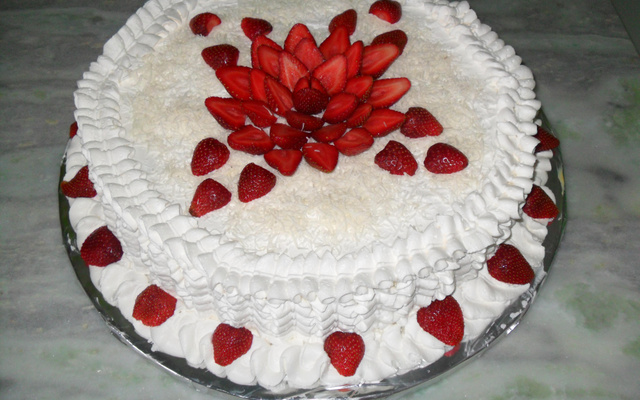 Bolo mousse de maracujá