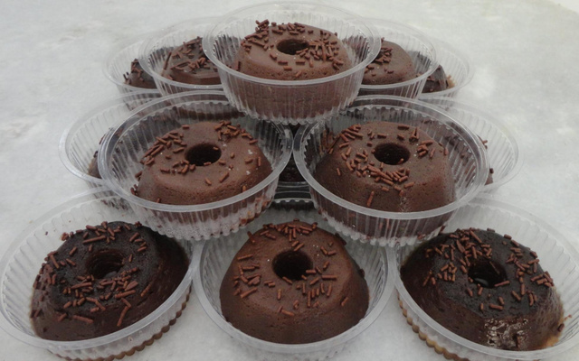 Pudim de Chocolate de Micro-ondas