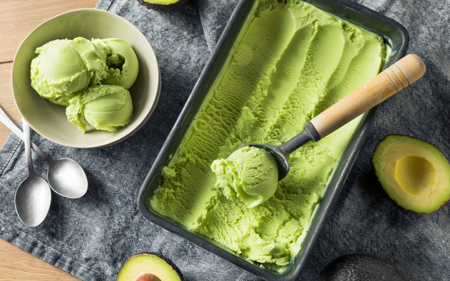 Sorvete de abacate