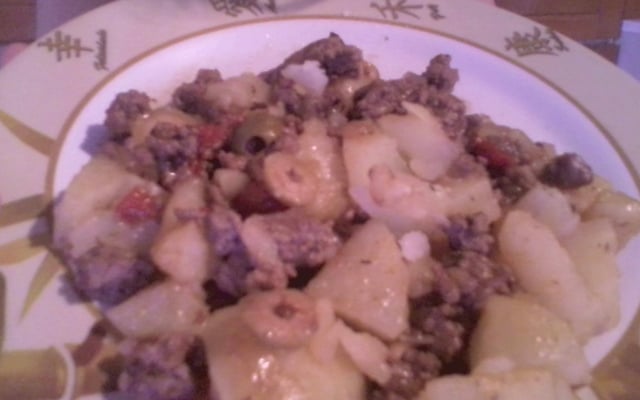 Carne Moída com Batatas Rapidinha