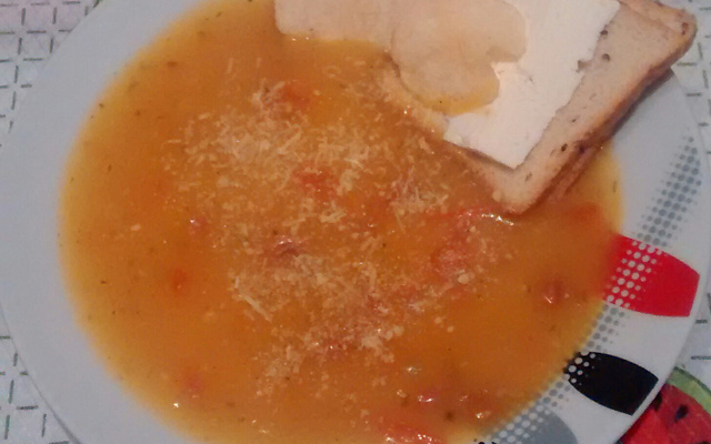 Caldo de mandioquinha