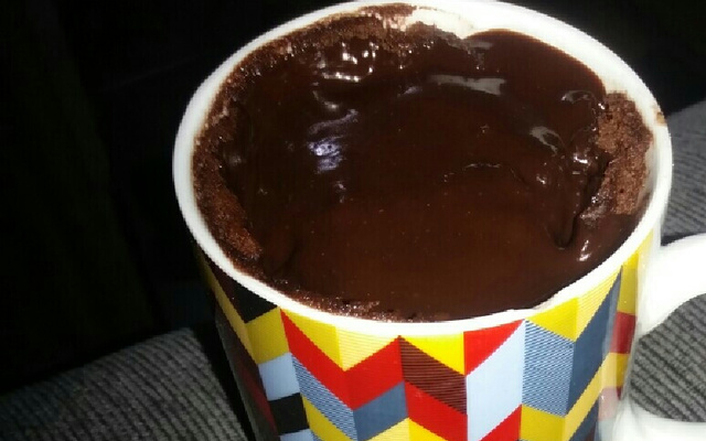 Bolo de caneca sem fermento