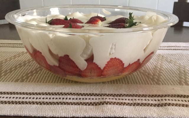 Torta de morango especial da Grazi