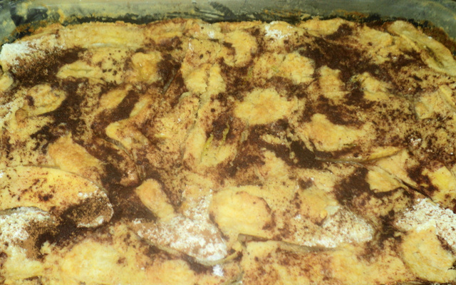 Torta preguiçosa de banana