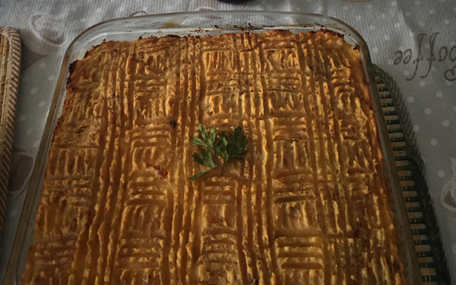 Escondidinho de batata doce