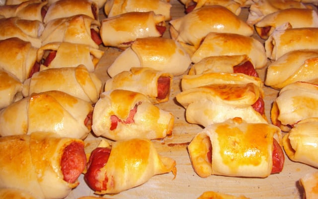 Enroladinho de salsicha