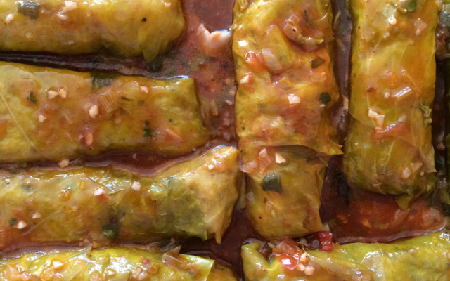 Charutinho de couve delicioso