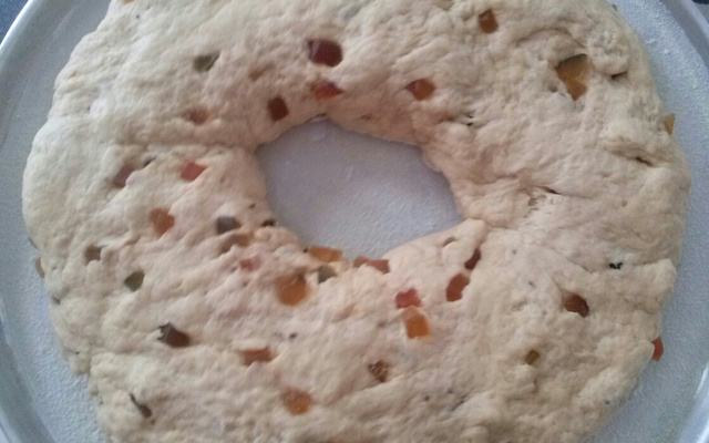 Rosca de frutas cristalizadas