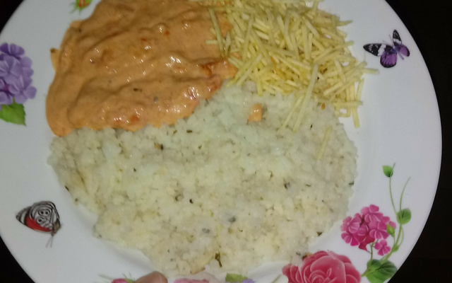 Estrogonofe de Camarão