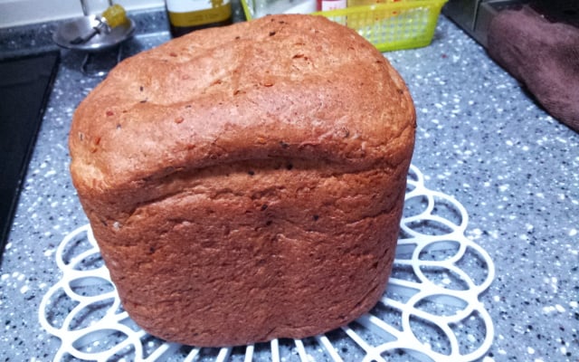 Pão integral caseiro