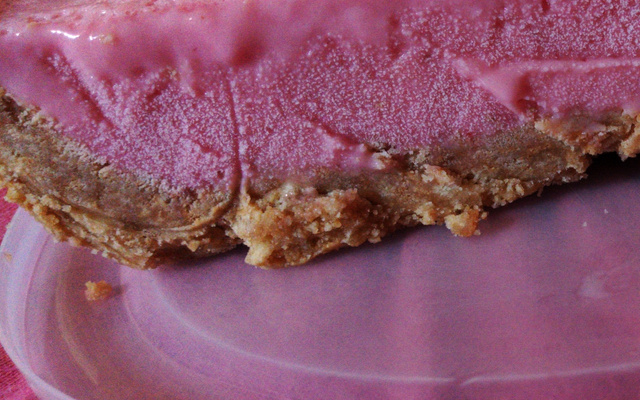 Torta de sorvete de morango