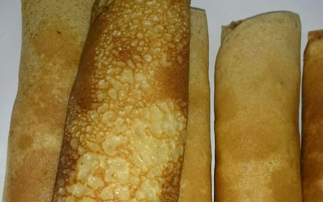 Massa de panqueca sem ovos