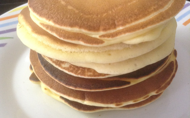 Massa básica de panqueca americana