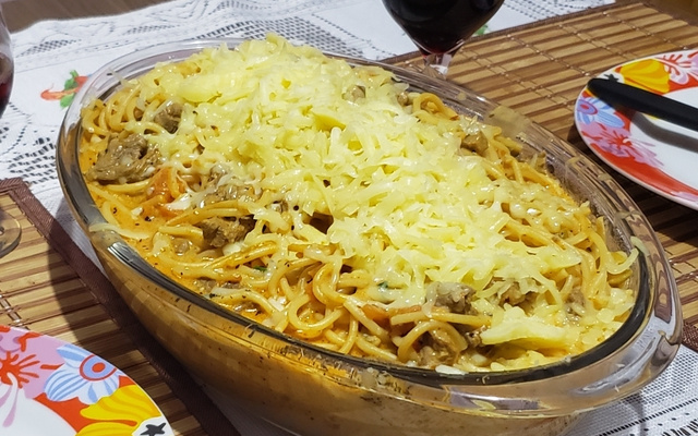 Macarrão na pressão