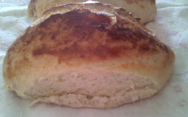 Pão caseiro sem ovo