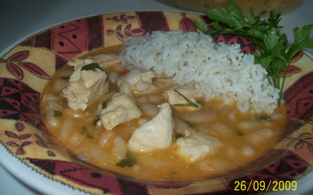 Feijão branco da titia