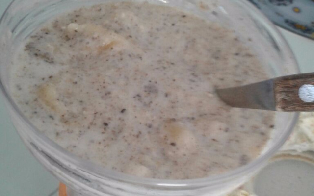 Taça da felicidade (sobremesa light de banana)