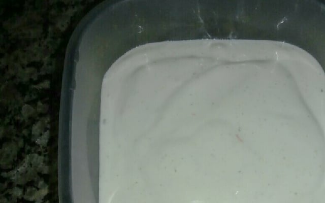 Creme de alho com pimenta