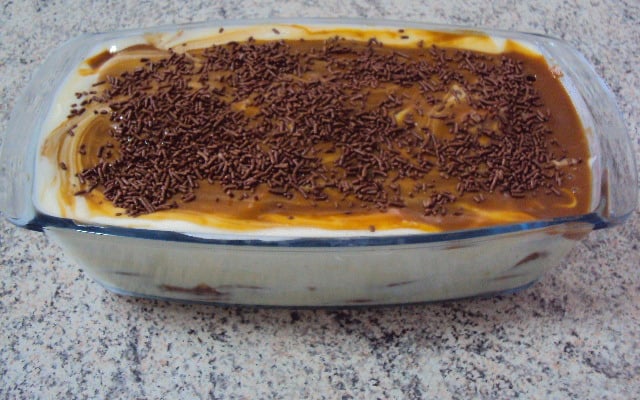 Pavê de doce de leite - prático
