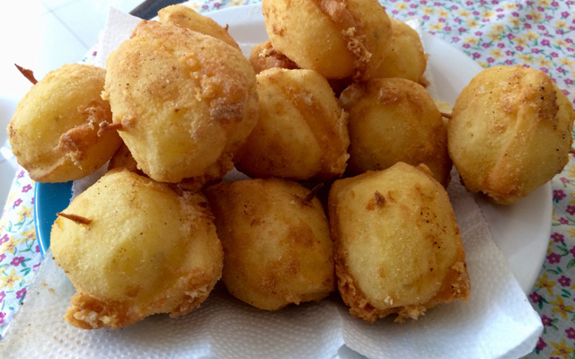 Batata frita recheada