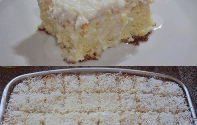 Bolo gelado de coco