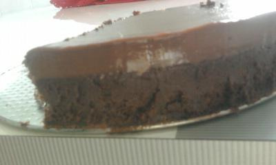 Torta trufada de 2 chocolates